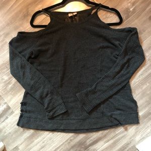 Melrose & market cold shoulder top